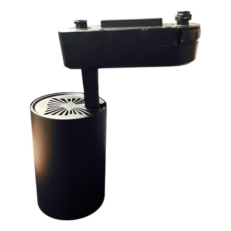 Foco Spot LED Riel Trifásico 35W Negro FSL Luz Cálida 3000K