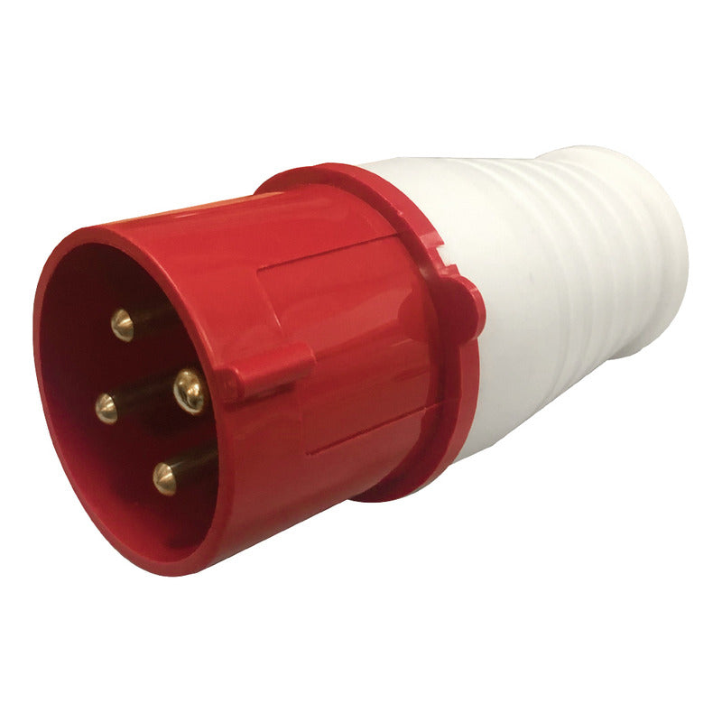 Enchufe Industrial Macho Volante FSL 3P+T 16A IP44 380-415V | Trifásico Móvil Potente