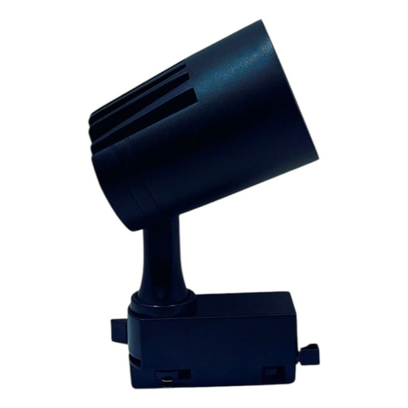 Foco Spot LED Riel Monofásico 15W Negro FSL Luz Cálida / Neutra