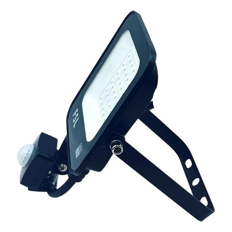 Reflector LED FSL 20W Sensor Movimiento IP65 6500K | Luz Fría Potente Exterior 1440lm