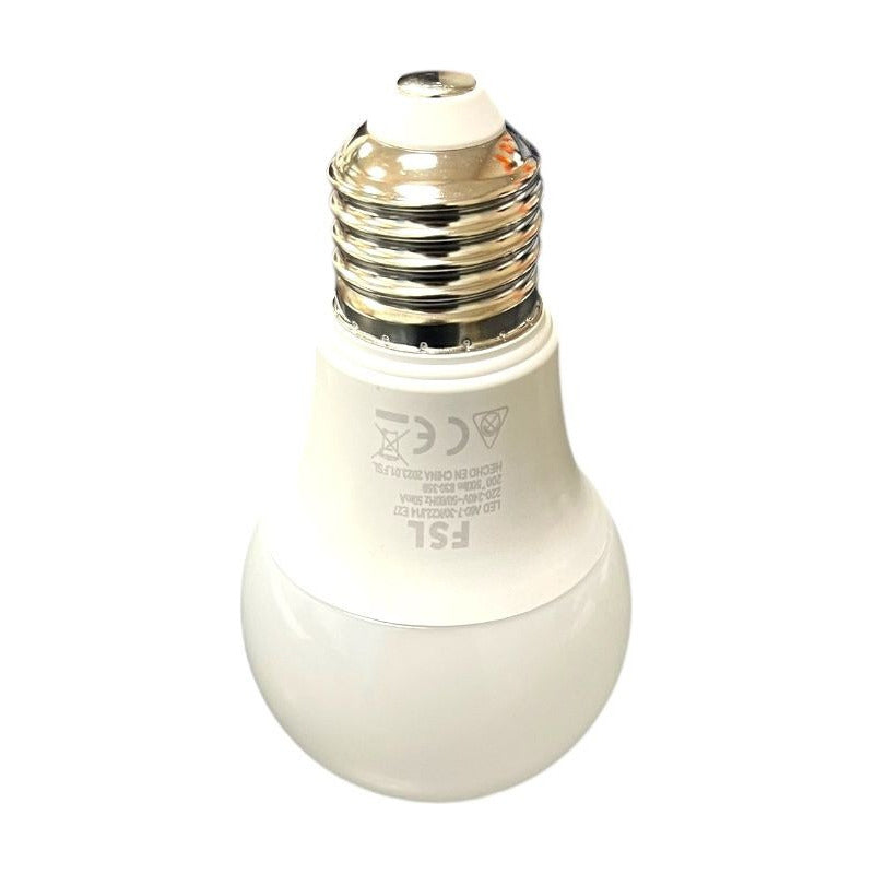 Pack x10 Ampolletas LED A60 7W E27 – Luz Cálida o Luz Fría (3000K / 6500K) – FSL