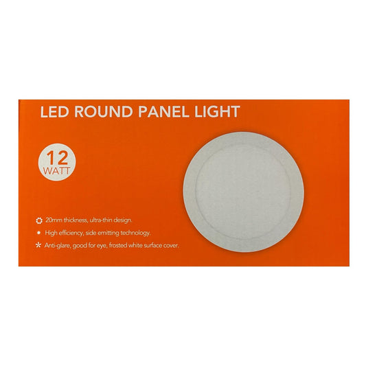 Panel LED Embutido Redondo 12W FSL Luz Fría 6500K – Open Box