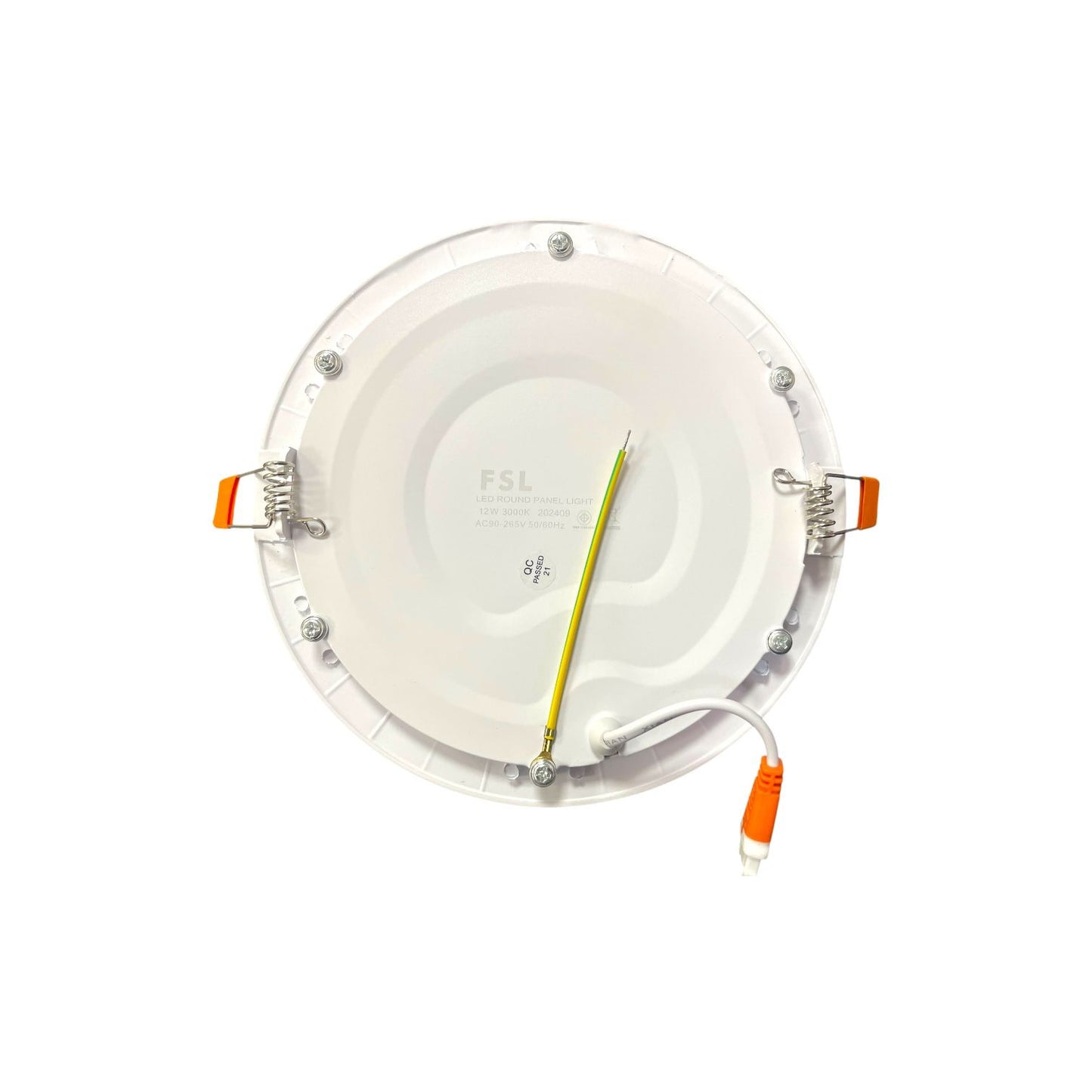 Panel LED Embutido Redondo 12W FSL Luz Fría 6500K – Open Box