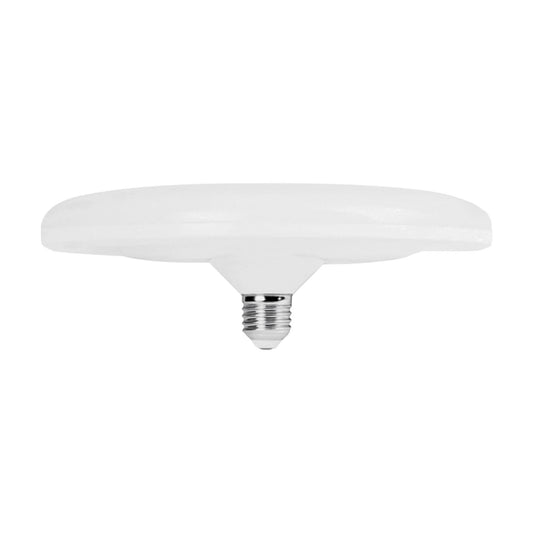 Ampolleta LED Tipo Flat Slim 16W E27 – Luz Fría 6500K – FSL Con detalles en caja
