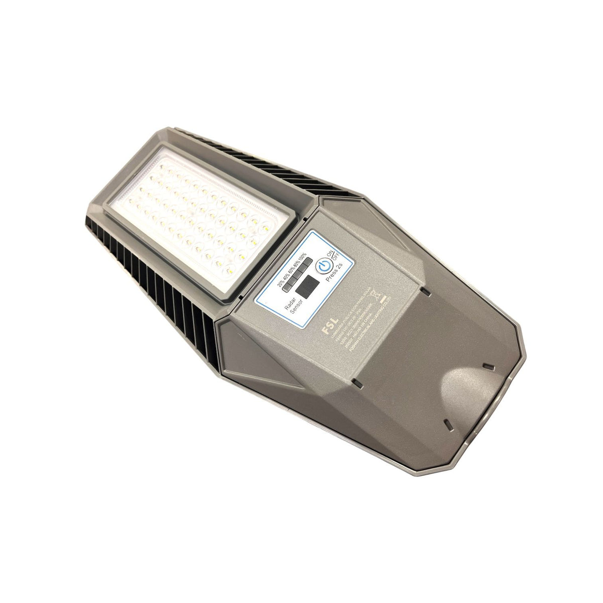 Luminaria Publicar Solar Led 150w 3cct Fsl Con Soporte 48cm