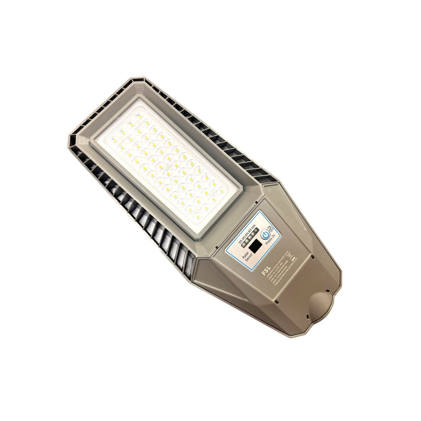 Luminaria Publicar Solar Led 150w 3cct Fsl Con Soporte 48cm