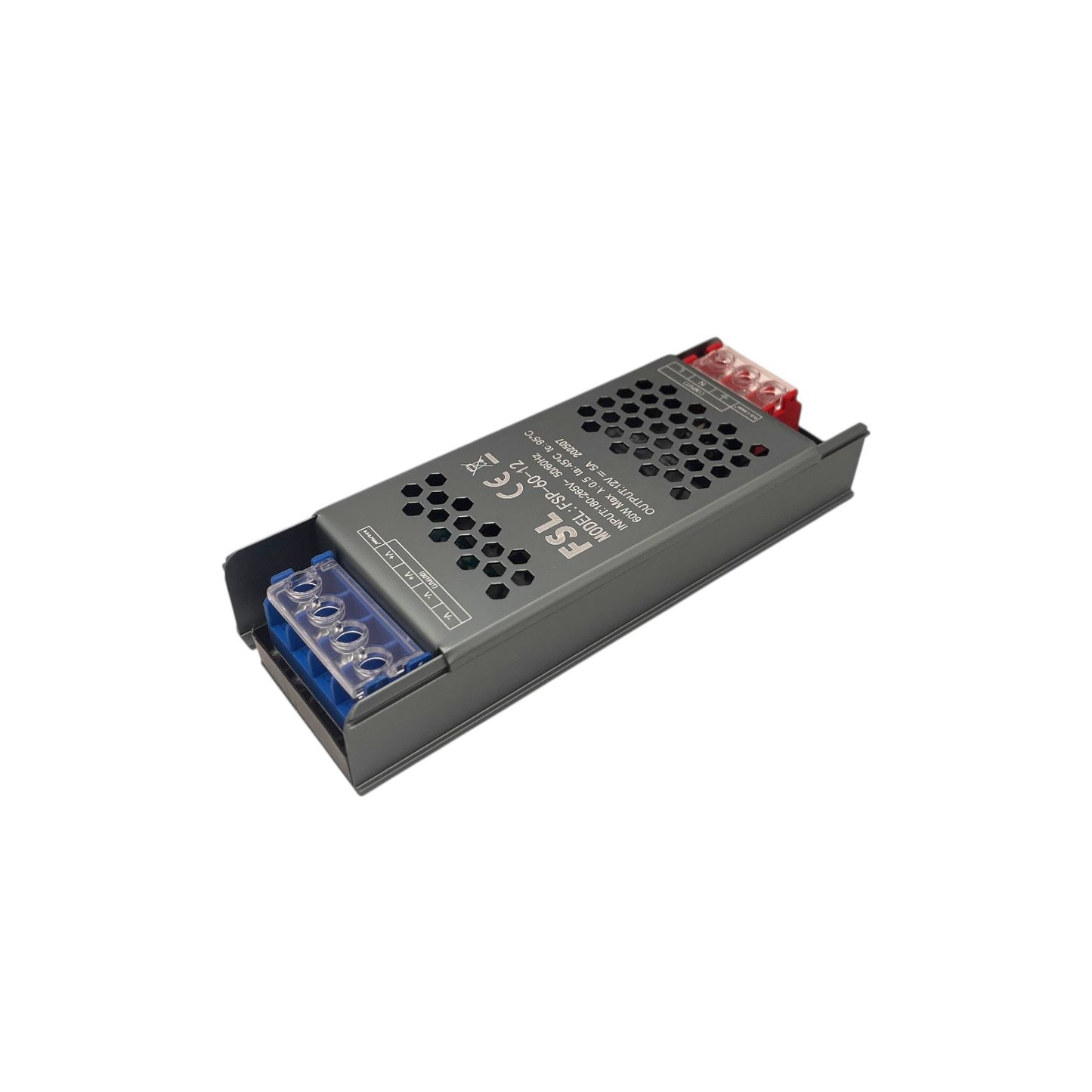 Transformador LED FSL 12V 60W para Cintas LED – Strip Light Driver DC12V 60W