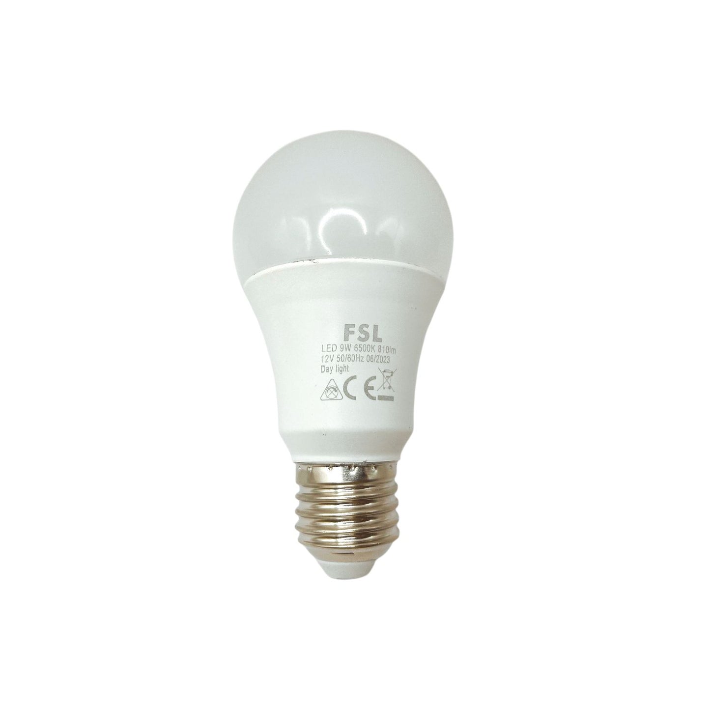 Ampolleta Led 12v 9w E27 Fsl Luz Fría 6500k Bajo Voltaje