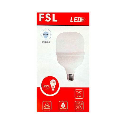Ampolleta LED T100  30W 6500K Blanca Luz Fría 6500K FSL
