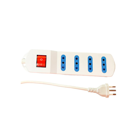 Alargador FSL con Interruptor 4 Posiciones 10A 250V – Cable 3M y 5M | Regleta de Enchufes Segura y Práctica