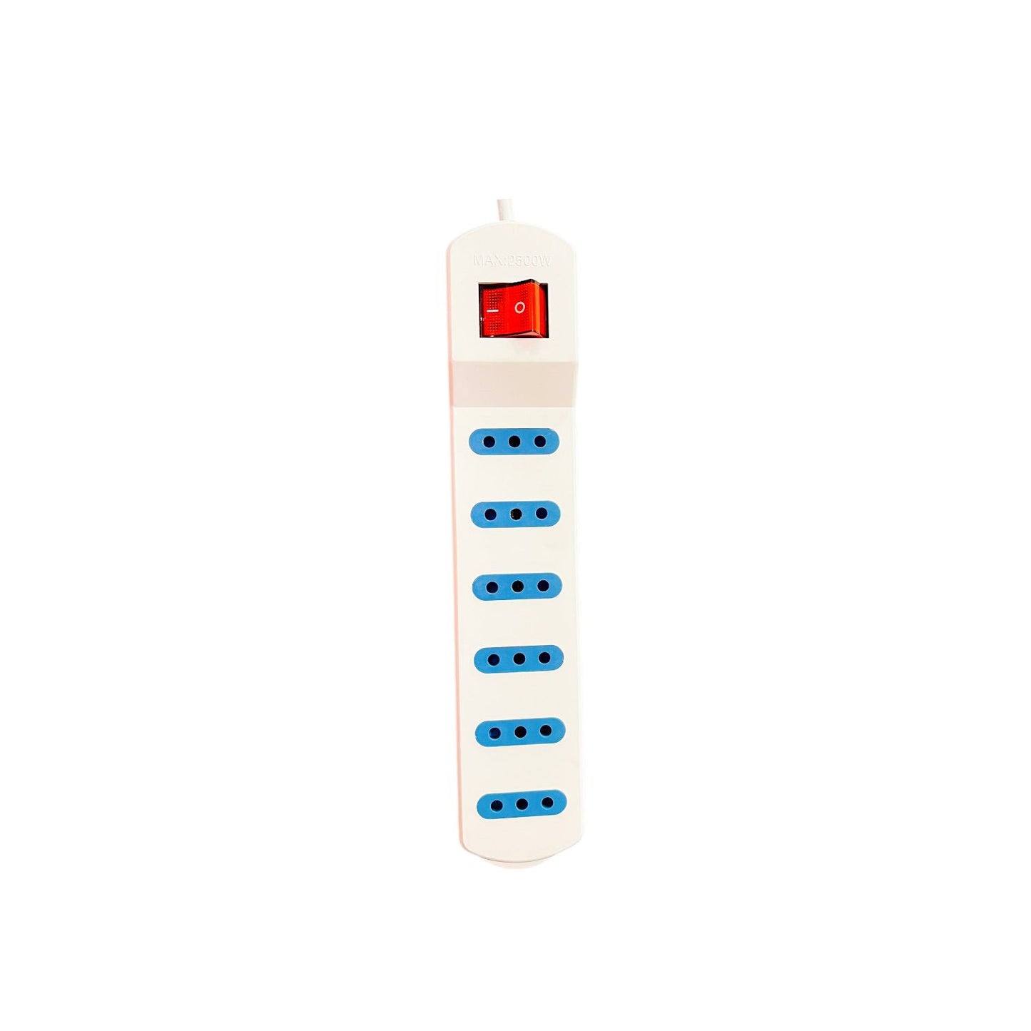 Alargador FSL con Interruptor 6 Posiciones 10A 250V – Cable 3M y 5M | Regleta de Enchufes Segura y Práctica