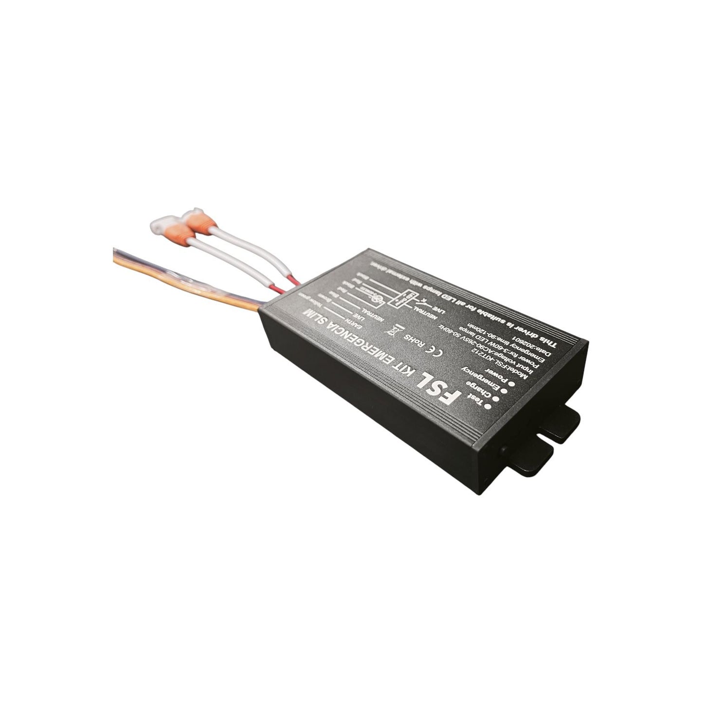 Kit Emergencia Slim Fsl 3-60w Ip20 Panel Led Conector Plano