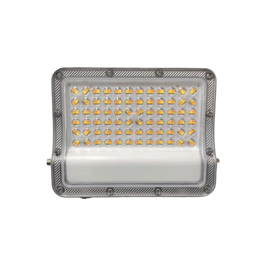 Proyector Led Fsl 50w 3cct Luz Ajustable Ip65 Gris Exterior