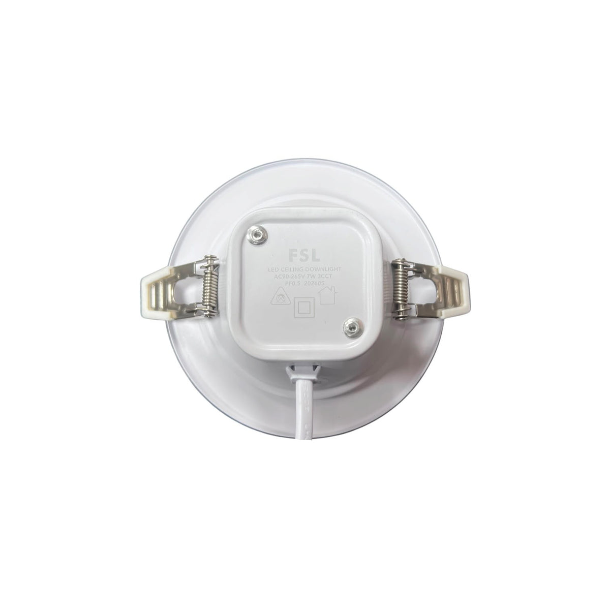 Foco Led Embutido Fsl 7w 3cct Luz Ajustable 90-265v Blanco