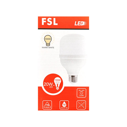 Ampolleta Led Fsl 20w E27 240v Bajo Consumo