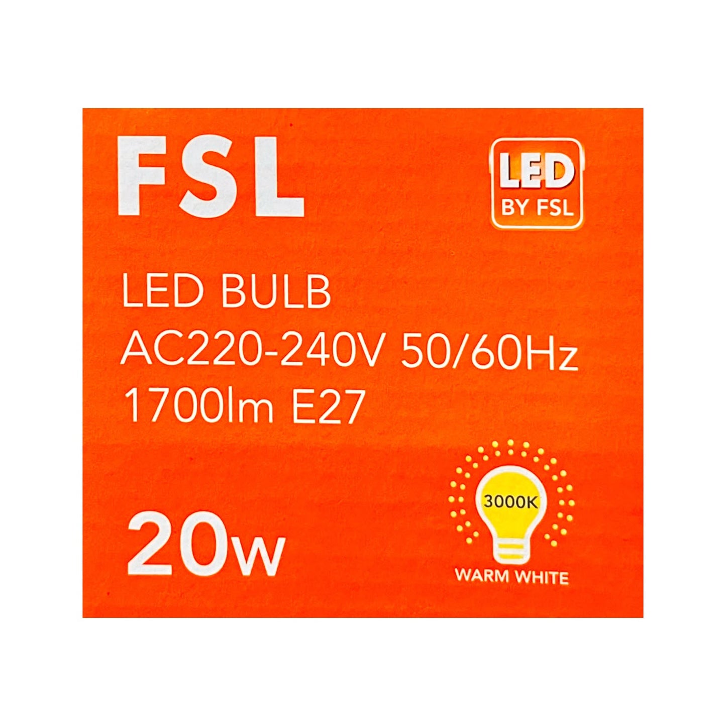 Ampolleta Led Fsl 20w E27 240v Bajo Consumo