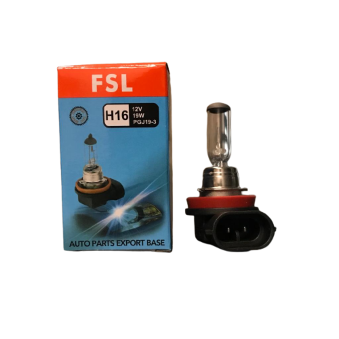 Pack X2 Ampolleta Halógena H16 12V 19W PGJ19-3 3200K Para Auto FSL