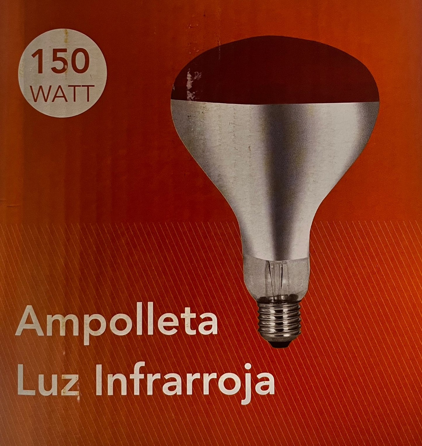 Ampolleta de Calor Infrarroja 150W E27 para Terapia y Calefacción – FSL Open box