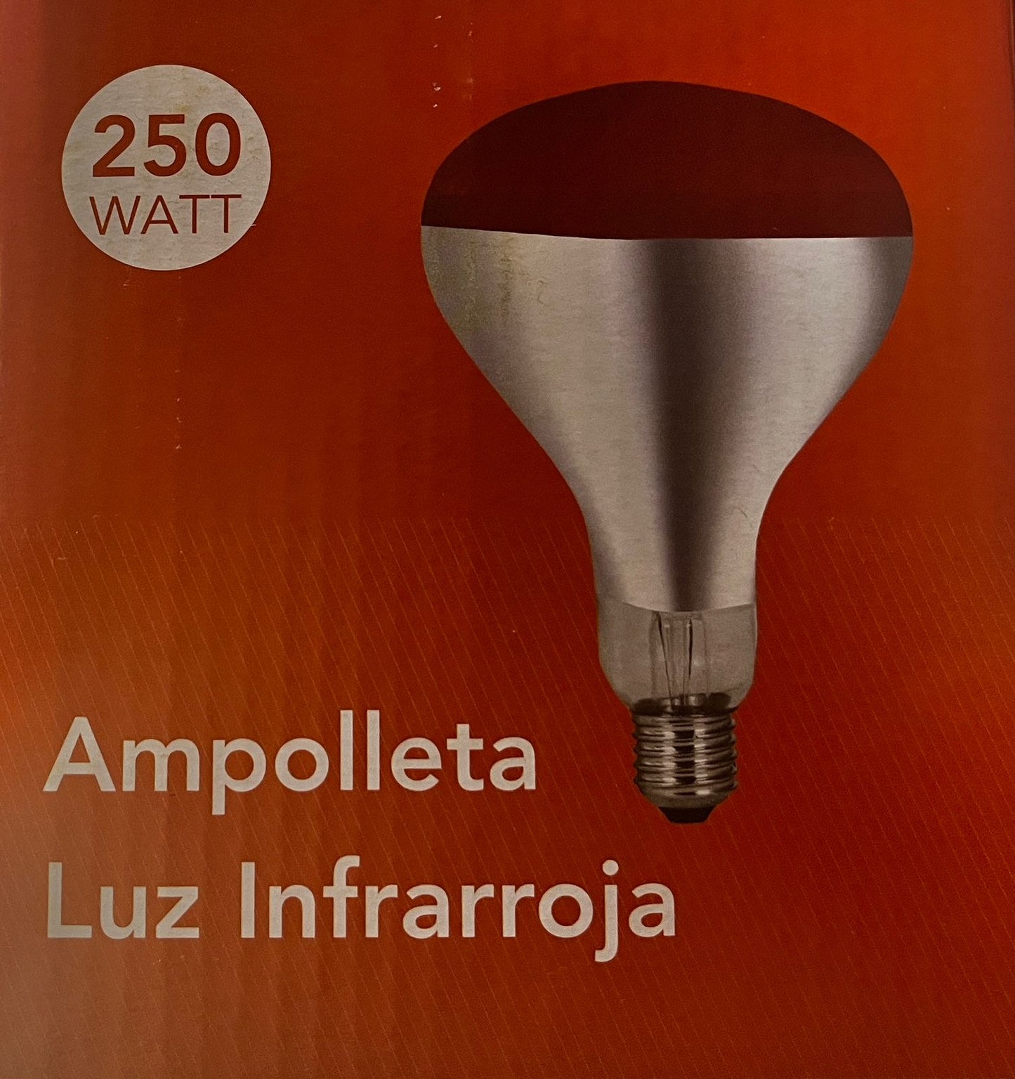 Ampolleta de Calor Infrarroja 250W E27 para Terapia y Calefacción – FSL Open box