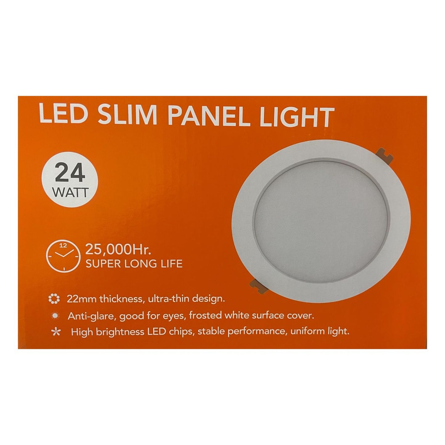 Pack X2 Panel Embutido Redondo 24w Luz Fria/ Luz Calida Fsl