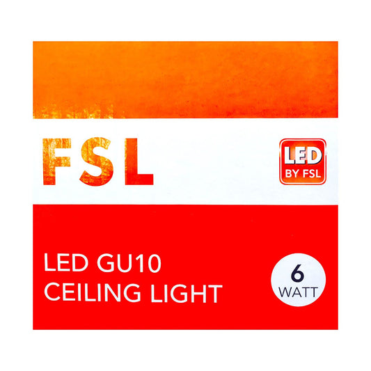 Foco Basculante Dicroico LED GU10 6W Luz Fría 6500K fsl