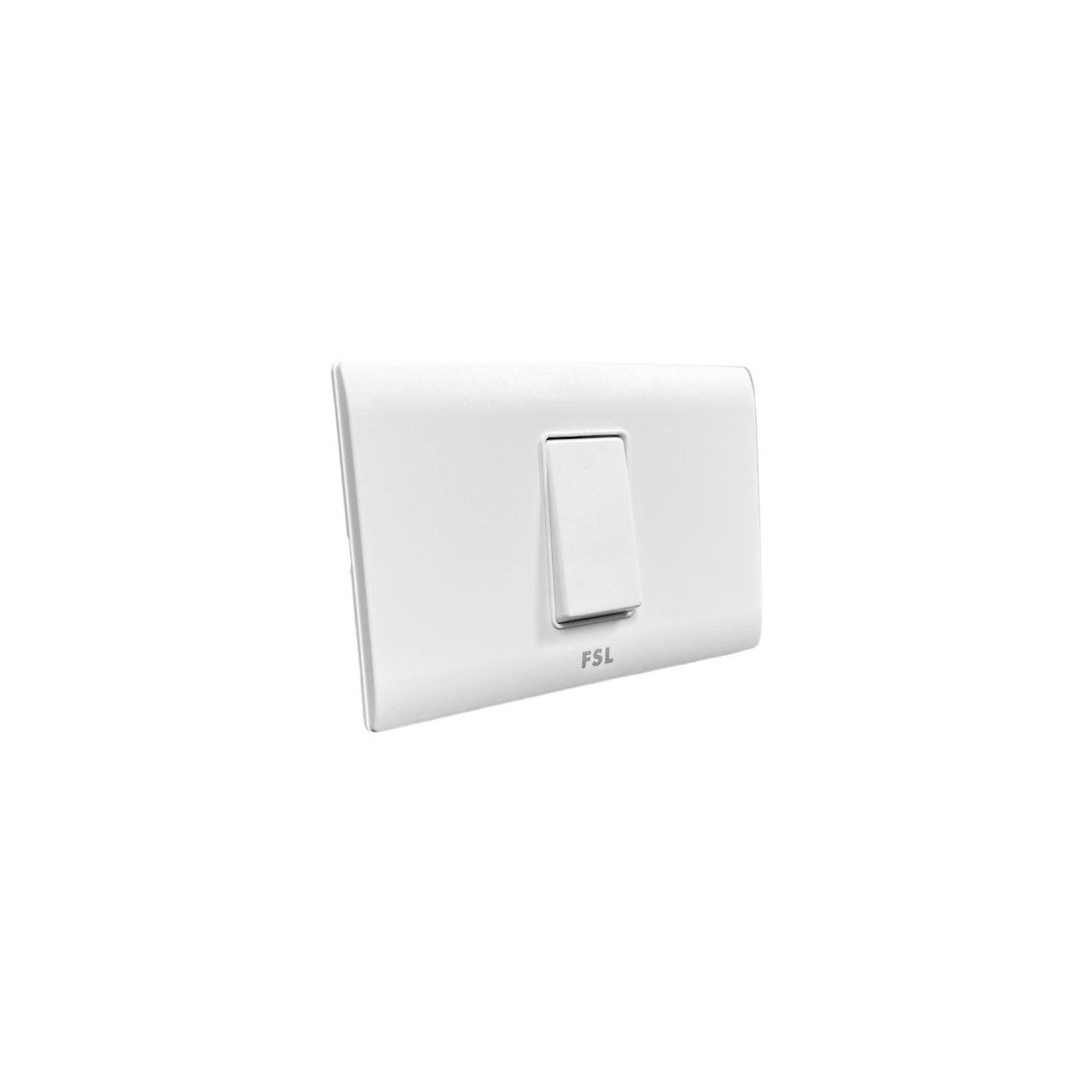 Interruptor Simple FSL 9/12 16A 250V Blanco | Módulo 1 SEC Certificado