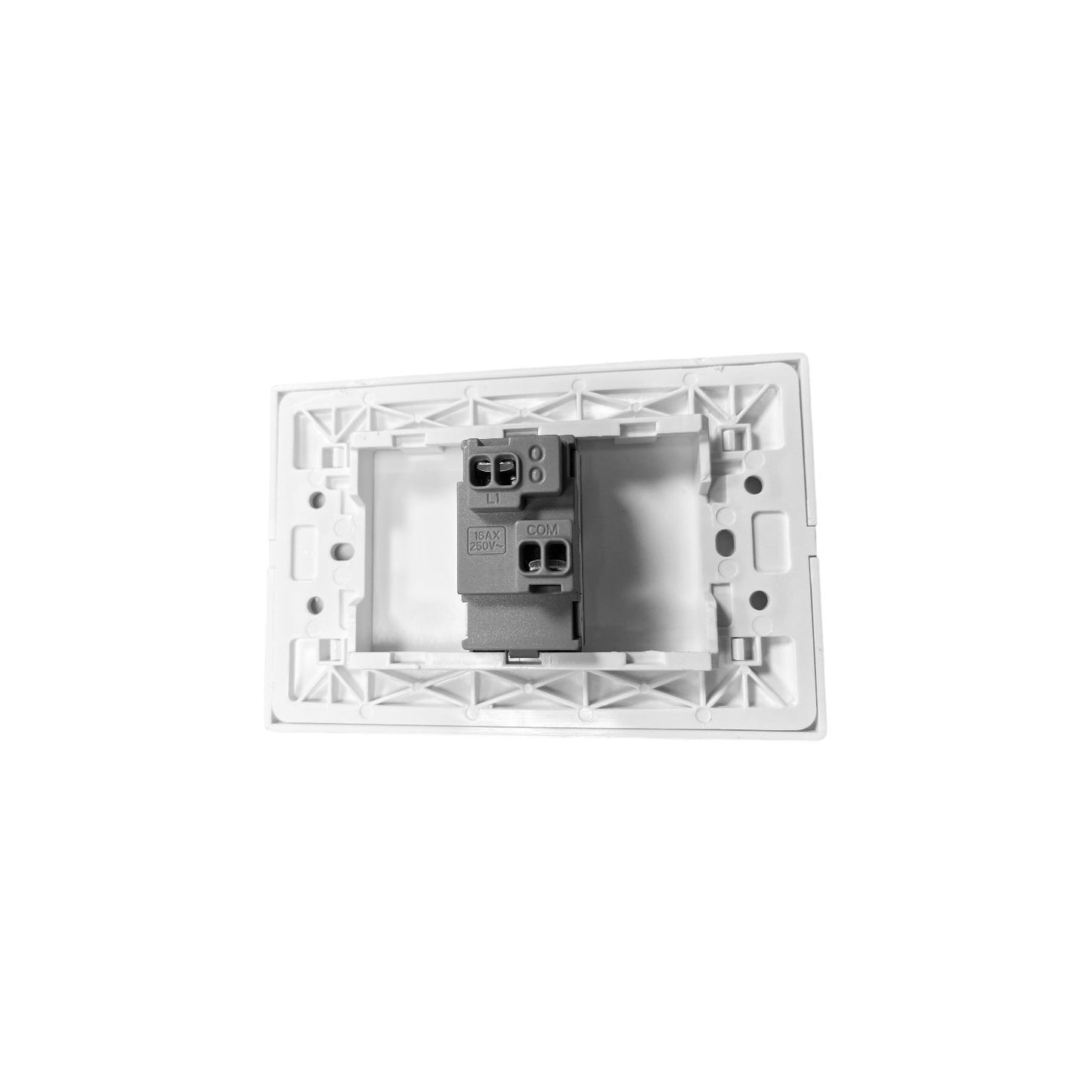 Interruptor Simple FSL 9/12 16A 250V Blanco | Módulo 1 SEC Certificado