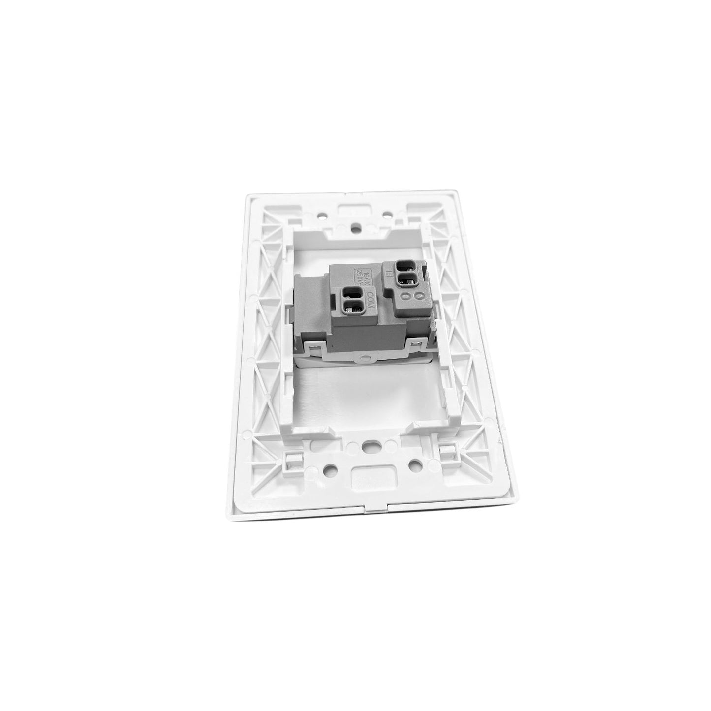 Interruptor Simple FSL 9/12 16A 250V Blanco | Módulo 1 SEC Certificado