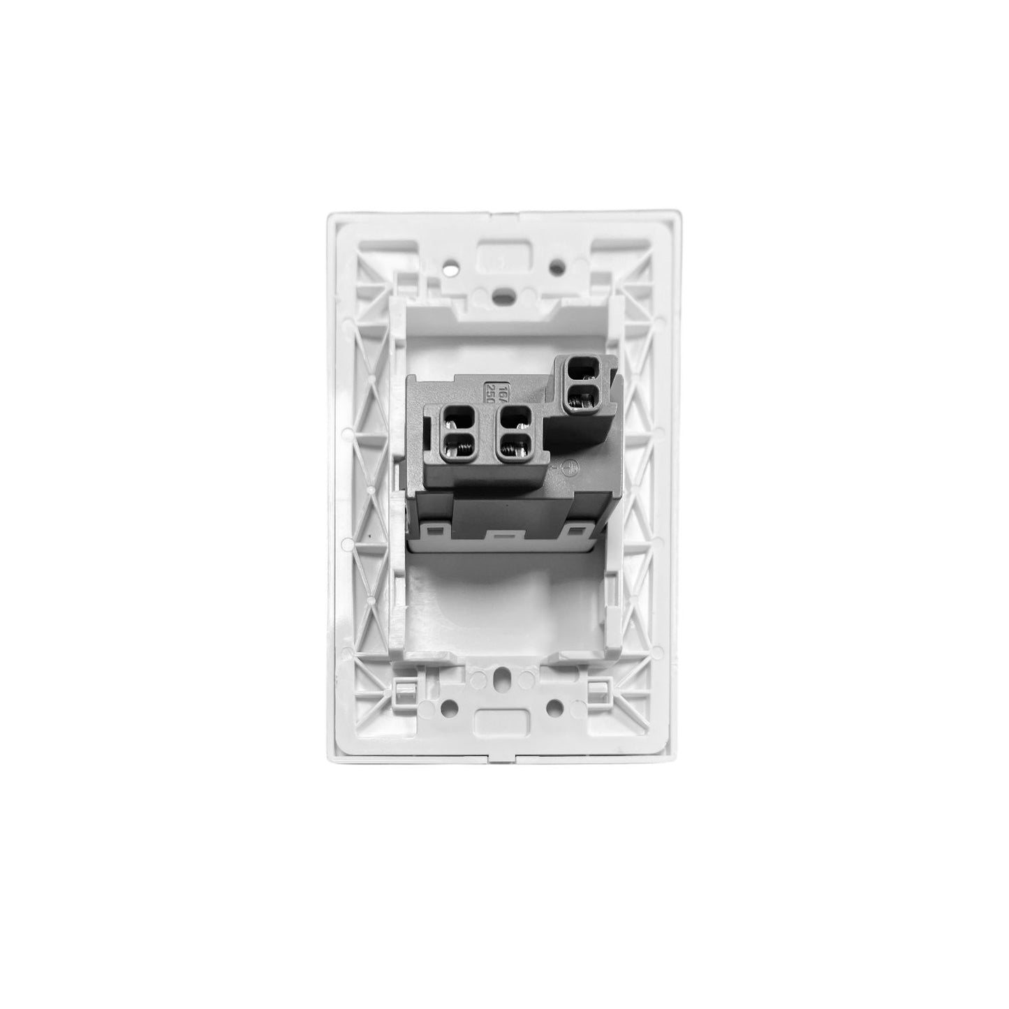 Tomacorriente Simple 10A F8A-1163 con Certificación SEC – Blanco FSL