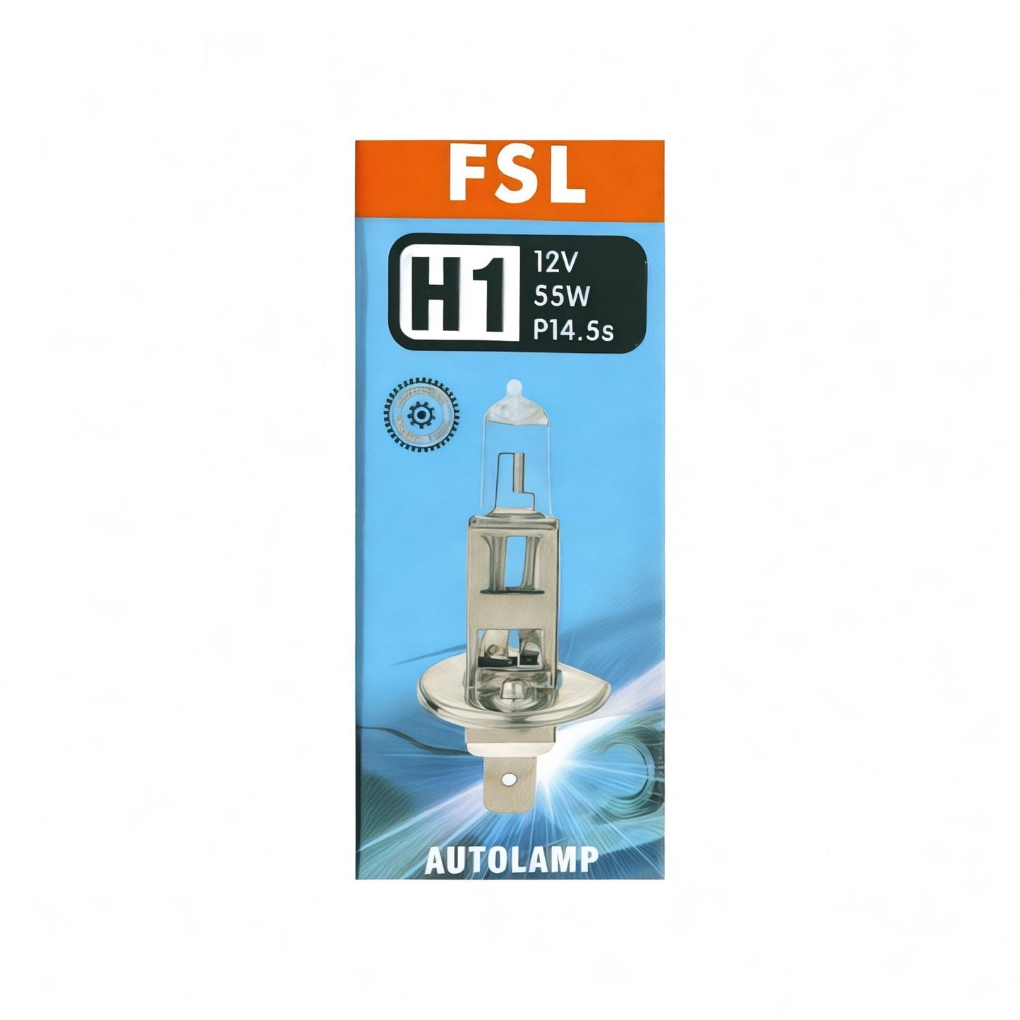 Pack X2 Ampolletas Halógenas H1 12V 55W P14.5s 3200K Para Auto FSL