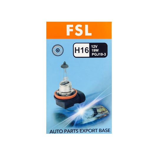 Pack X10 Ampolleta Halógena H16 12V 19W PGJ19-3 3200K Para Auto FSL