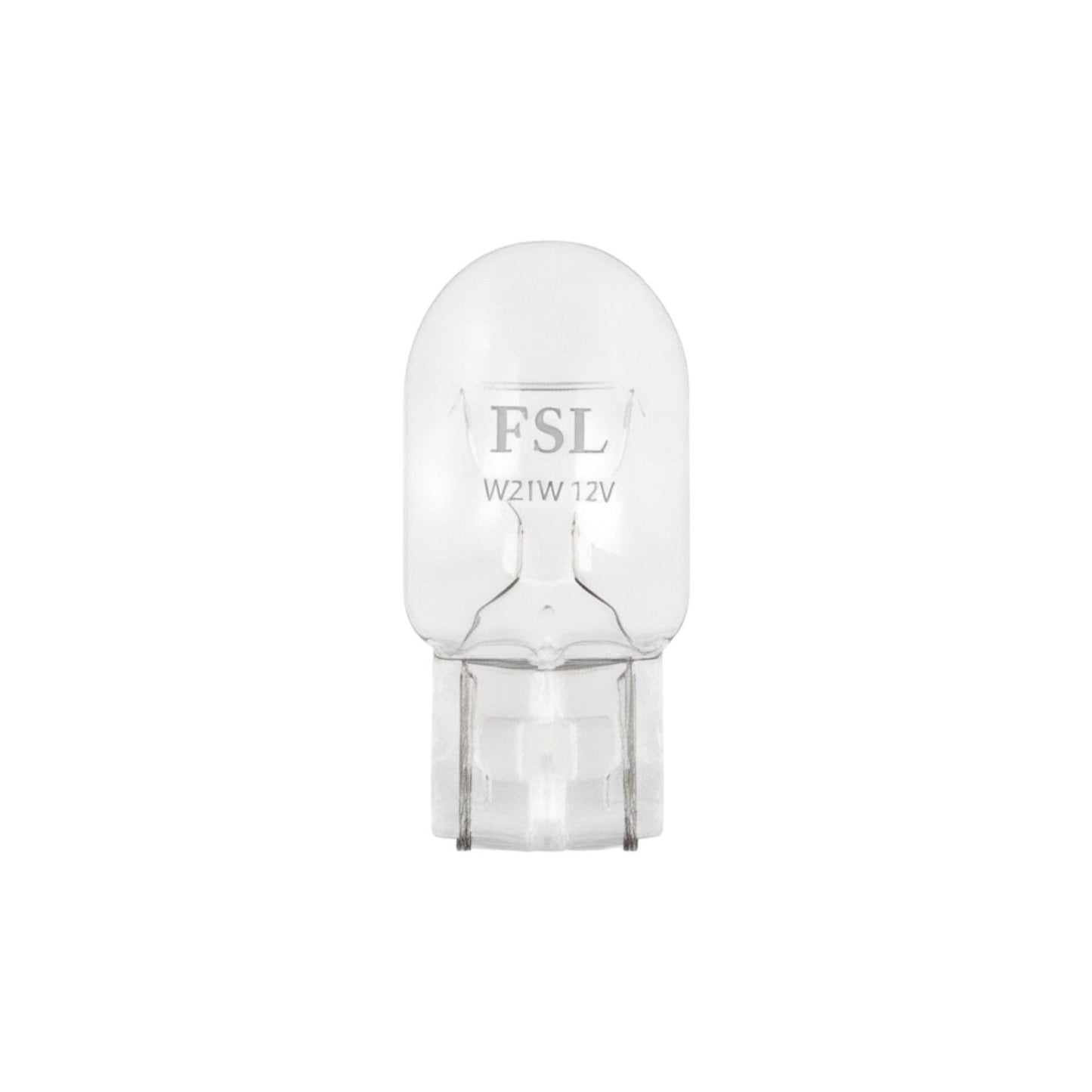 Pack X10 Ampolleta T20 21W 12V W3x16d 1 Contacto Transparente FSL