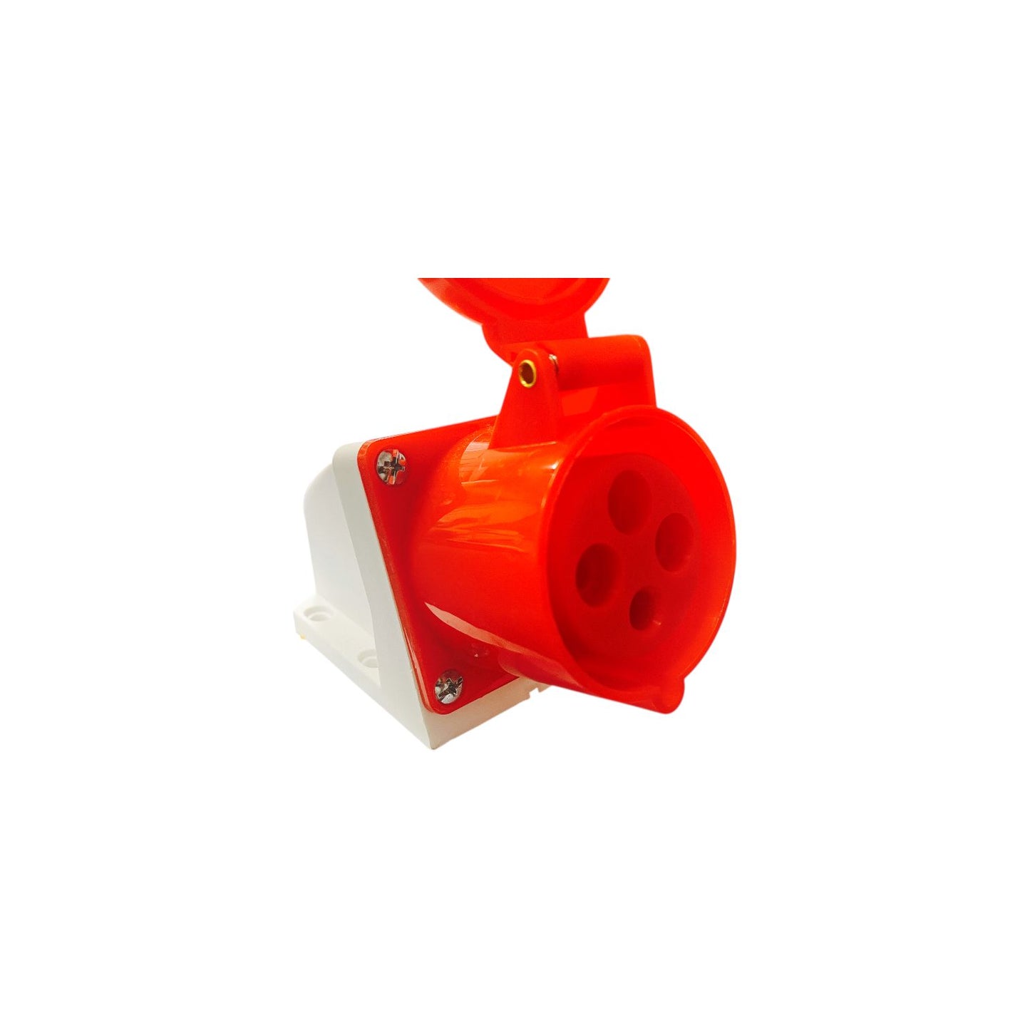 Enchufe Industrial Hembra Sobrepuesto FSL 3P+T 32A IP44 380-415V | Toma Trifásica Fija Potente