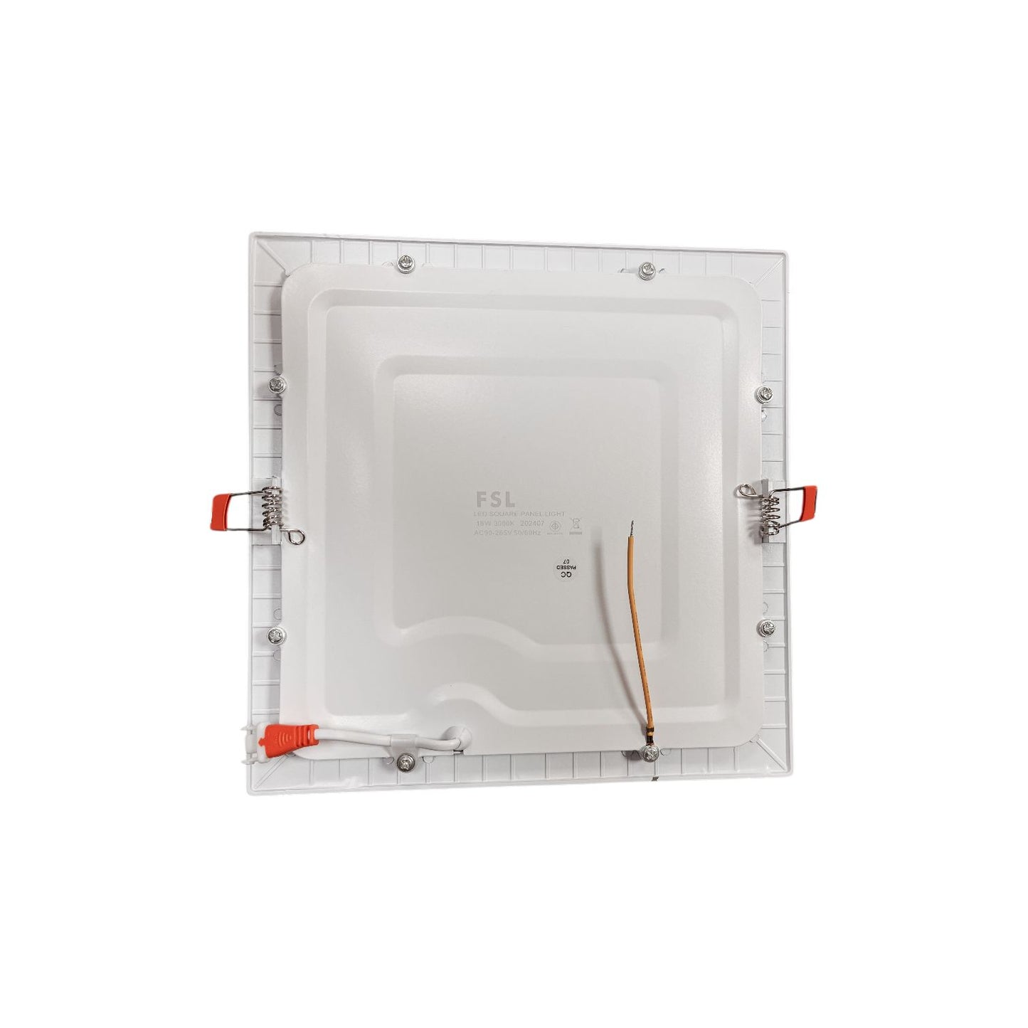 Panel LED Embutido Cuadrado 18W Luz Cálida / Fría (3000K–6500K) – FSL