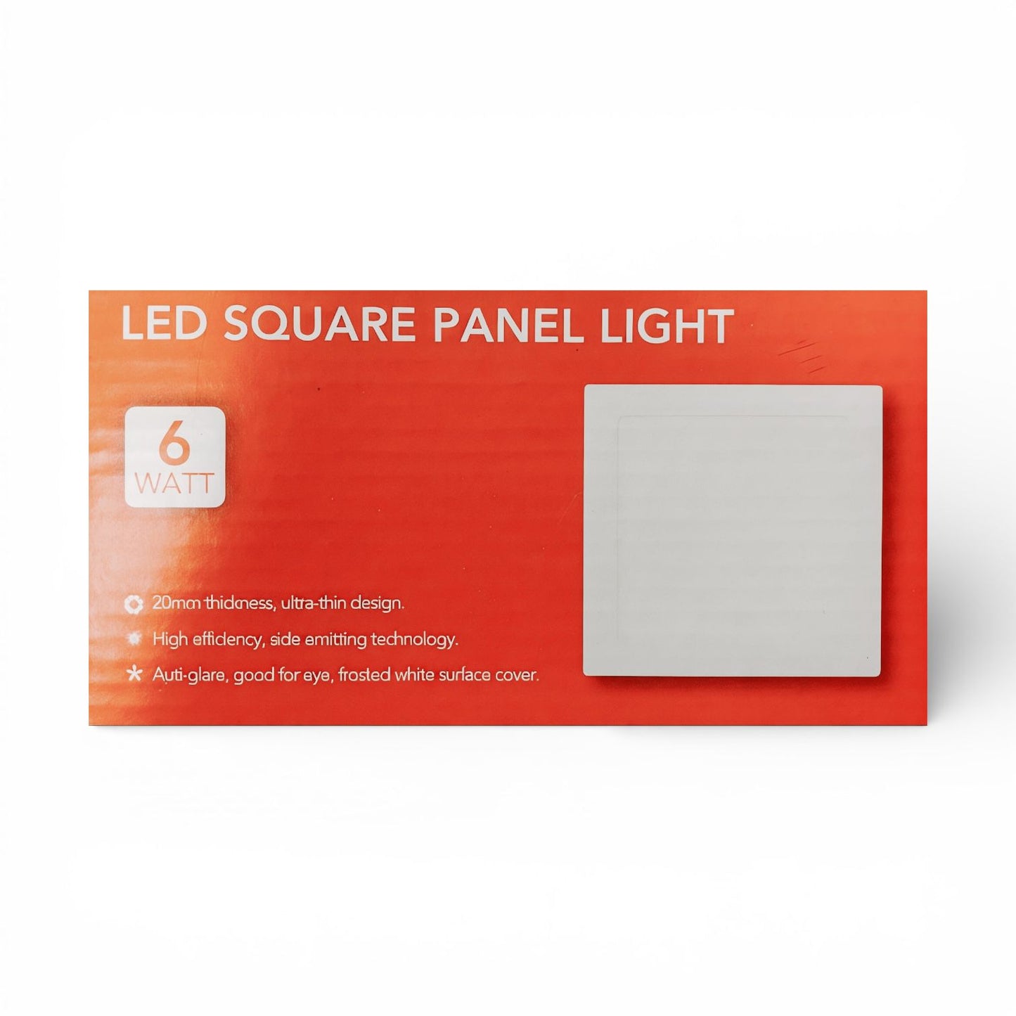 Panel LED Embutido Cuadrado 6W Luz Cálida / Fría (3000K–6500K) – FSL