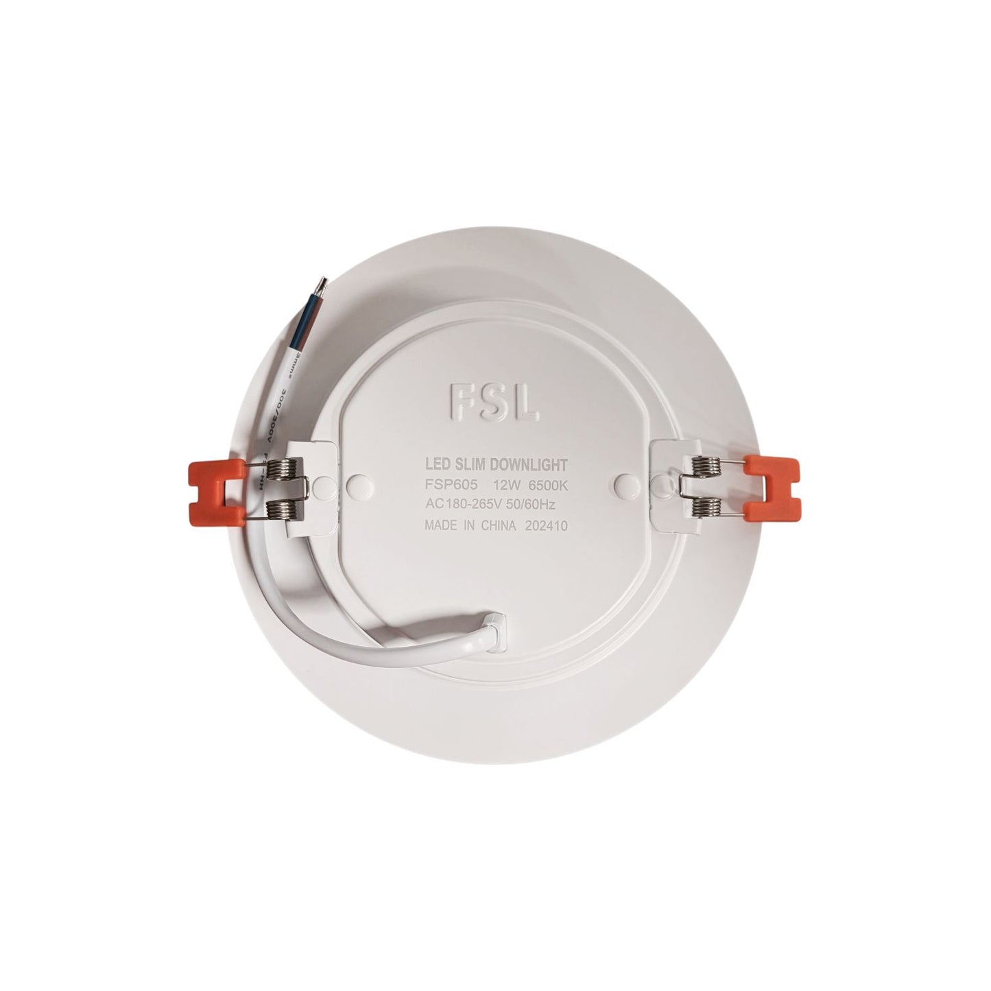Panel LED Embutido FSL 12W 6500K Luz Blanca Fría Ø14,5 cm 220V