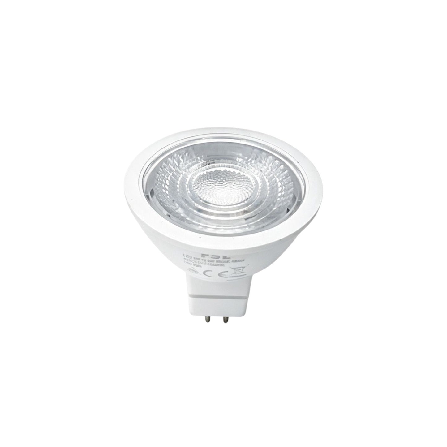 Ampolleta Mr16 En 12 V De 5w Blanco- Luz Cálida Fsl