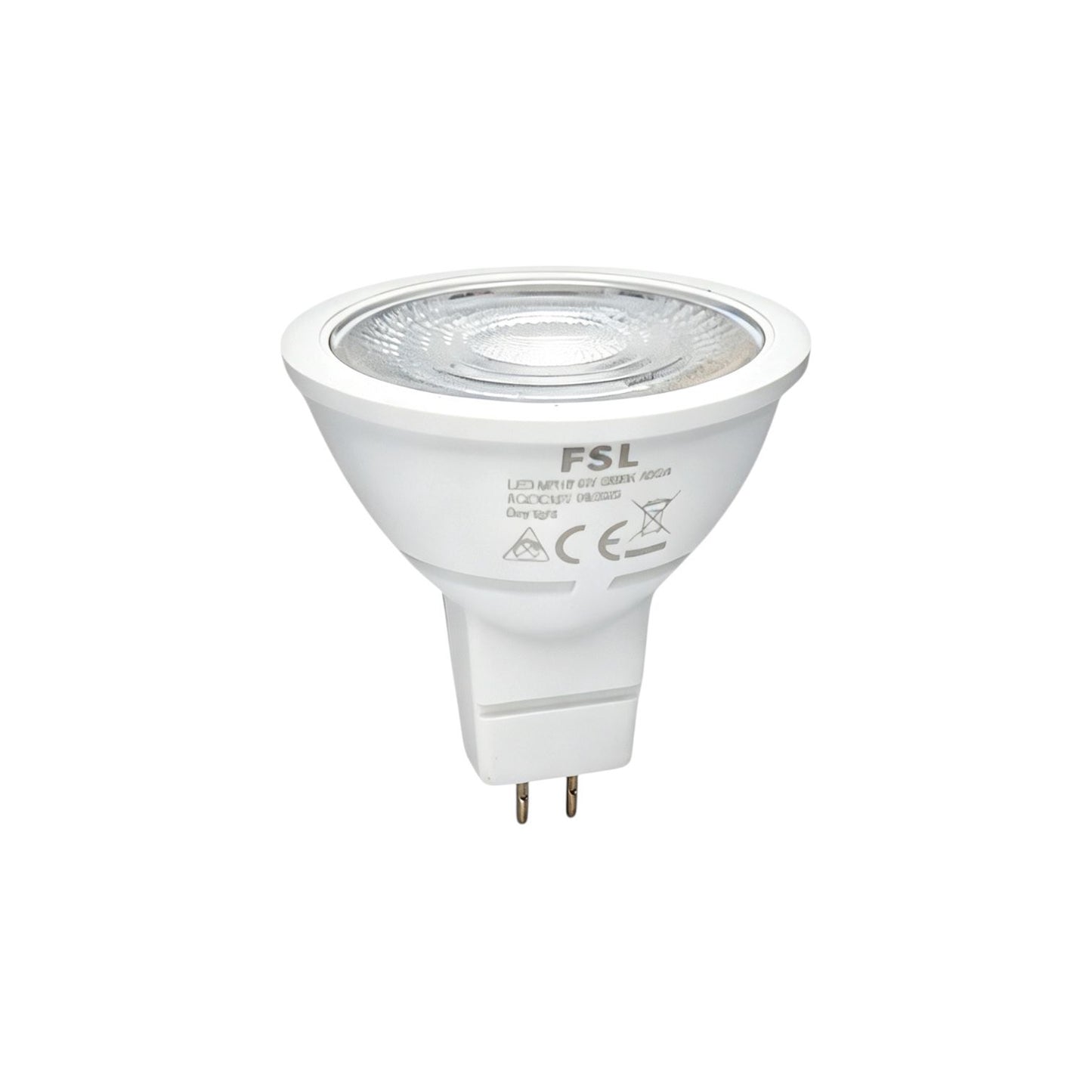 Ampolleta Mr16 En 12 V De 5w Blanco- Luz Cálida Fsl
