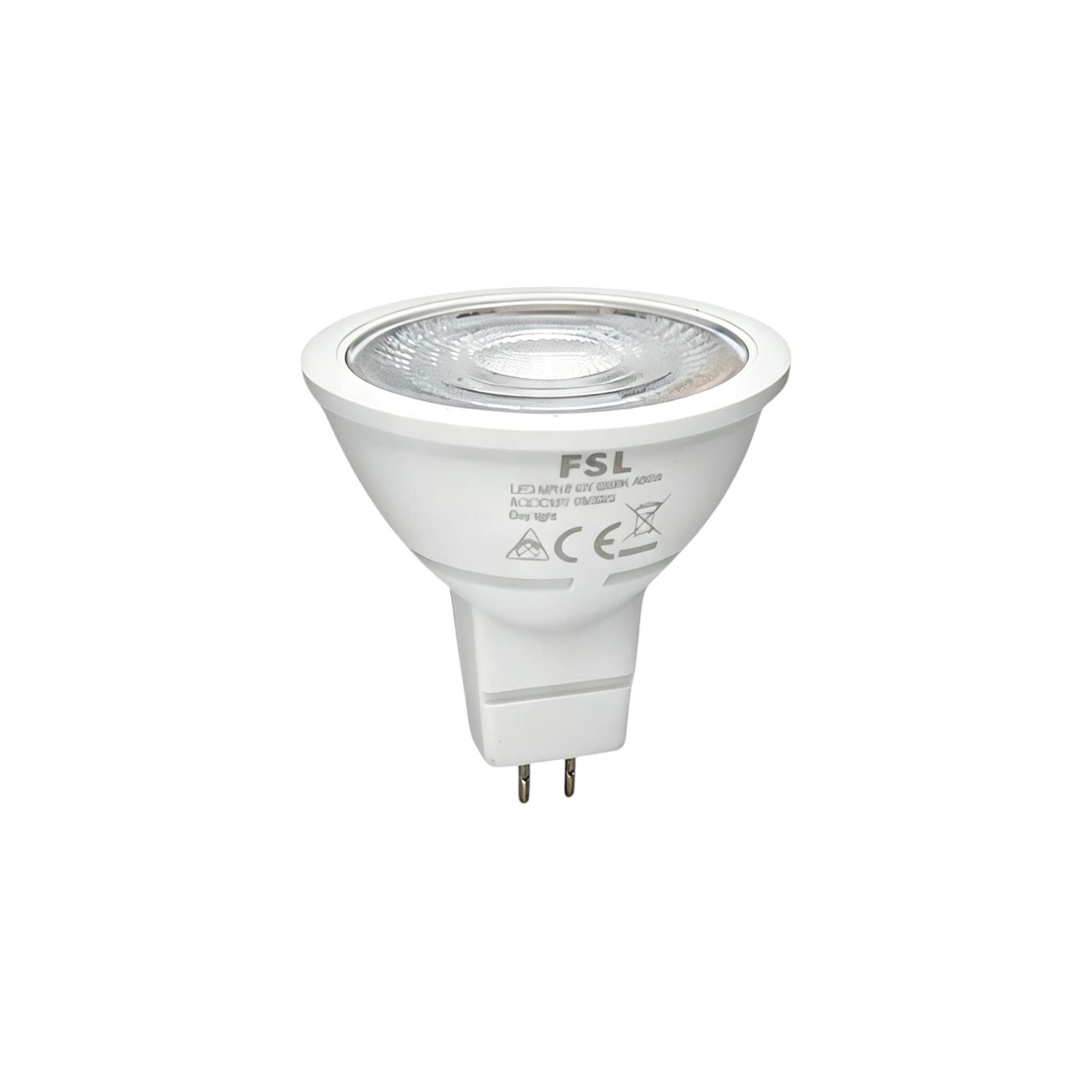 Ampolleta Mr16 En 12 V De 5w Blanco- Luz Cálida Fsl