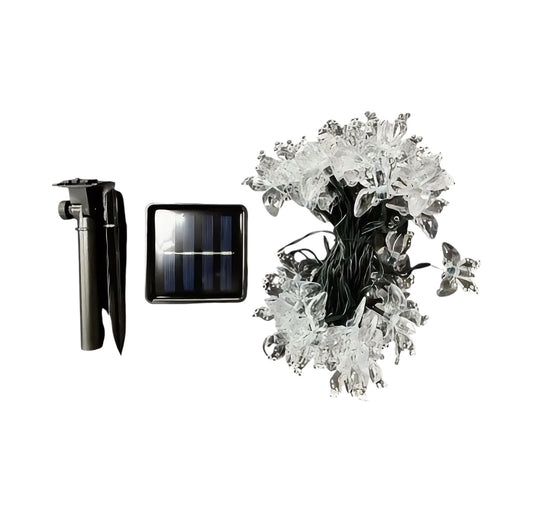 Guirnalda Solar Decorativa 5 Metros 50 LEDs Mariposa FSL – Iluminación Exterior IP65
