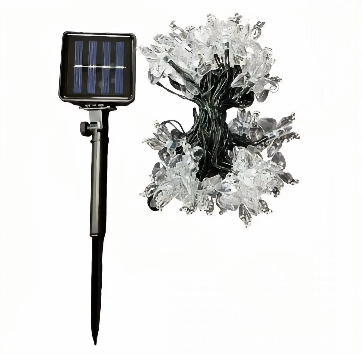 Guirnalda Solar Decorativa 5 Metros 50 LEDs Mariposa FSL – Iluminación Exterior IP65