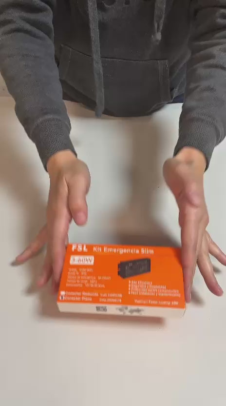Kit Emergencia Slim Fsl 3-60w Ip20 Panel Led Conector Plano